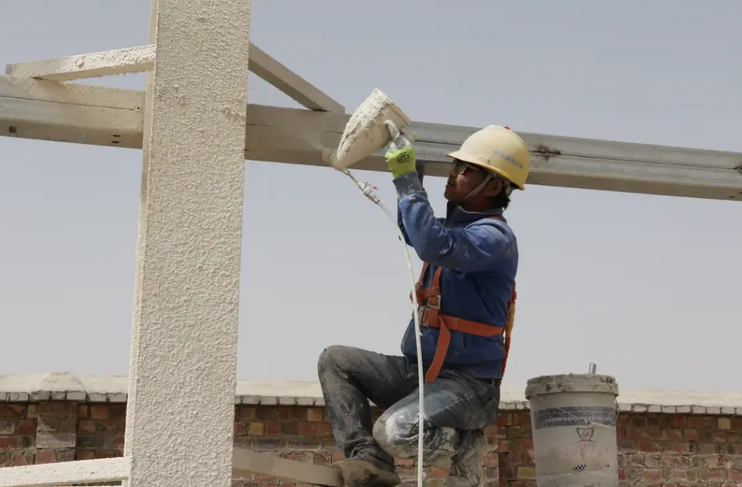 Steel Structure Fireproof Coating Application Process