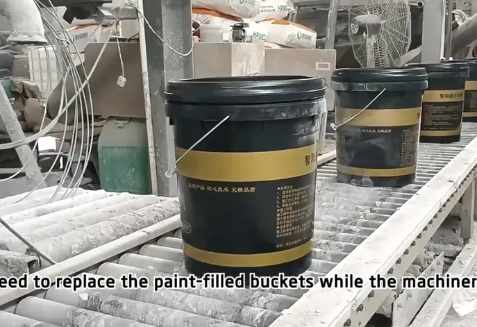  Production process of fireproof coating